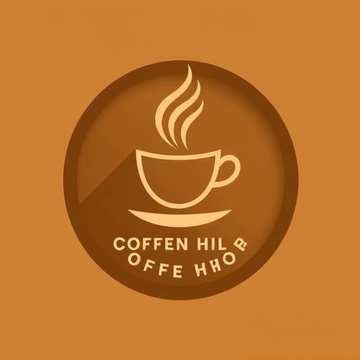 Logo and branding for a local coffee shop, featuring a modern and inviting design.