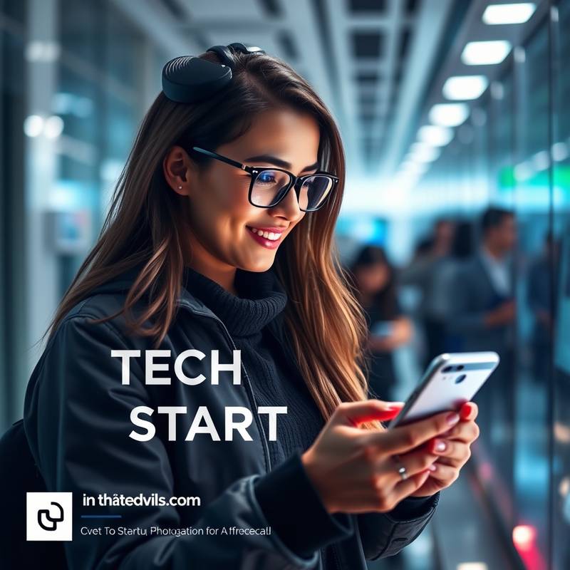 Social media campaign design for 'TechStart', a technology startup, featuring engaging visuals and compelling content.